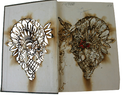 Scott_Campbell_Calavera_Burn_Book_Open