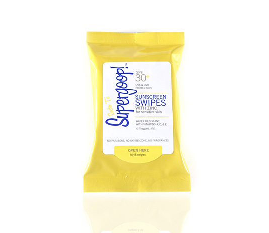 image of supergoop small wipes