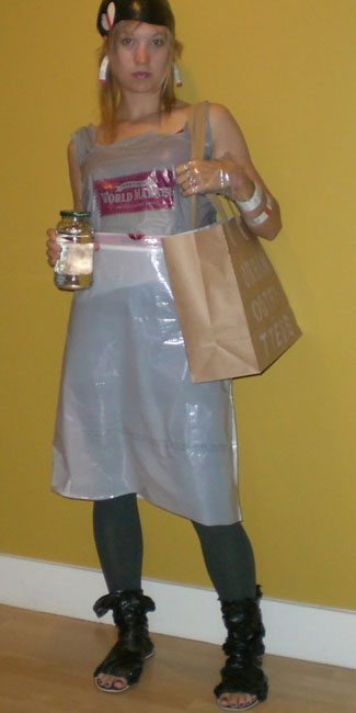 image of Nikki Lindgren recycled hobo outfit