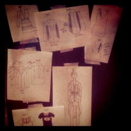 Jennifer Ly Fashion Sketches