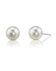 image of pearl stud earrings