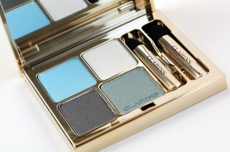 image of clarins blue sky eyeshadow palette Clrains Spring 2012 eyeshadows