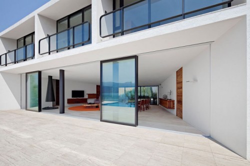 image of sliding doors on house