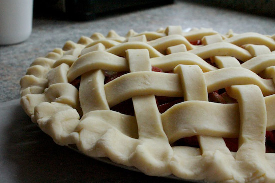image of lattice pie