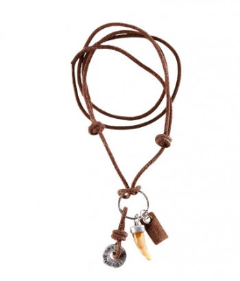 image of hm leather charm necklace