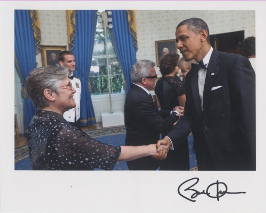 image of Nina Libeskind and the President