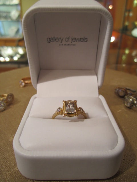 image of Gallery of Jewels Gold Engagement Ring
