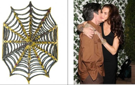 image of Brooke Shields in Aterlier Minyon Avant gard jewelry