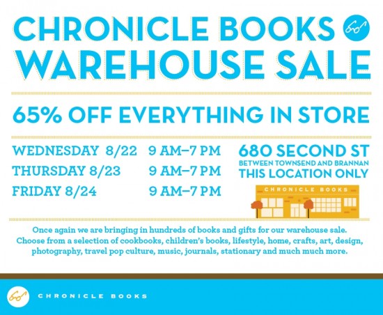 image of Chronicle Books Warehouse Sale Flyer